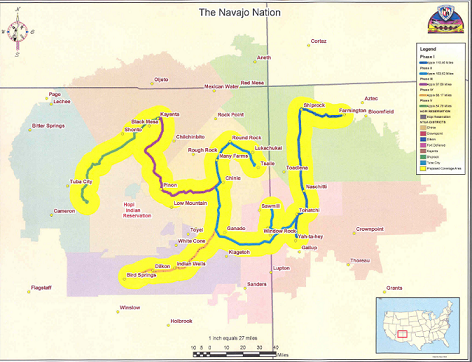 Fases del proyecto. Fuente: Navajo Tribal Utility Authority