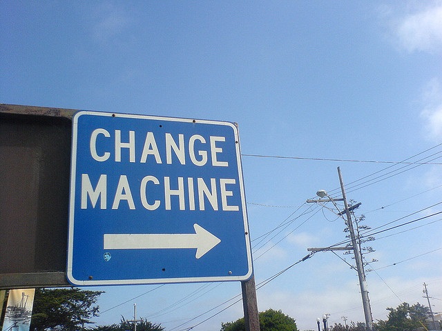 Máquina de cambios. Foto tomada de Flickr, cortesía de tracyshaun