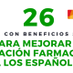 26 recetas para las farmacias en España