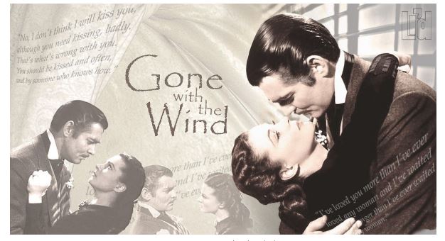 Fotograma de la película "lo que el viento se llevo"