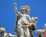 Escultura en Roma (Italia). Cortesía de pixabay.