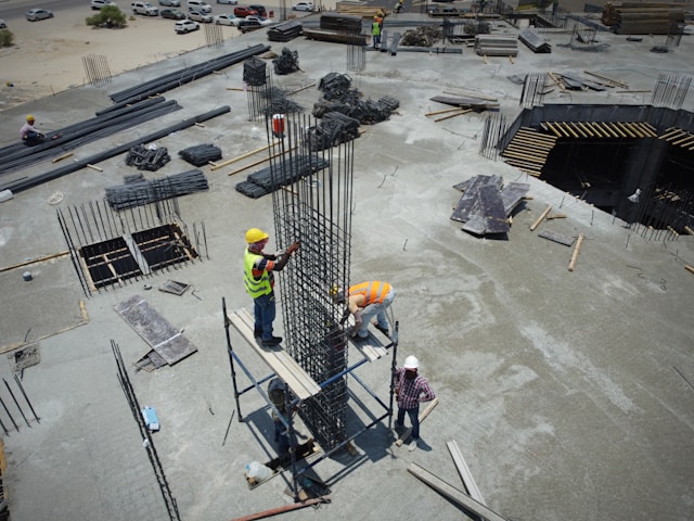 trabajadores construcción