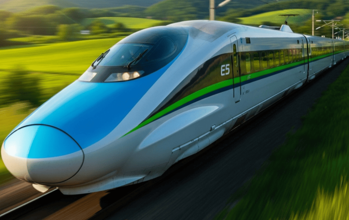 Tren de alta velocidad en circulación