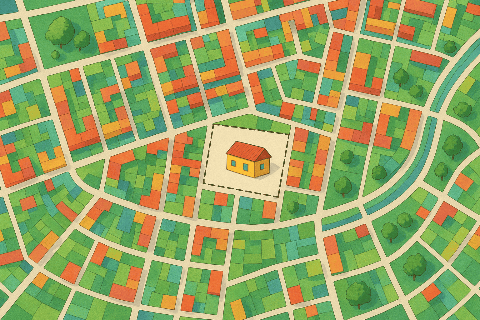 Plano urbanístico