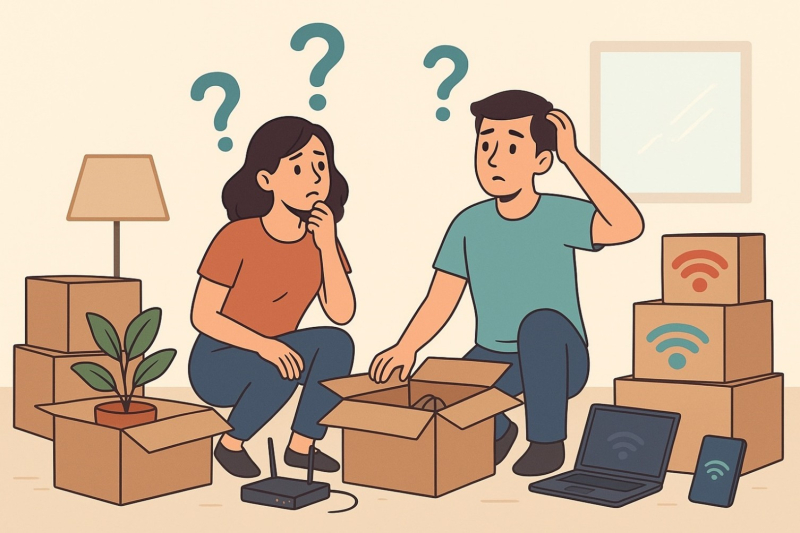 Operadores de internet que llegan a casa.