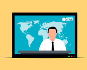 Presentador de informativos en la televisión.