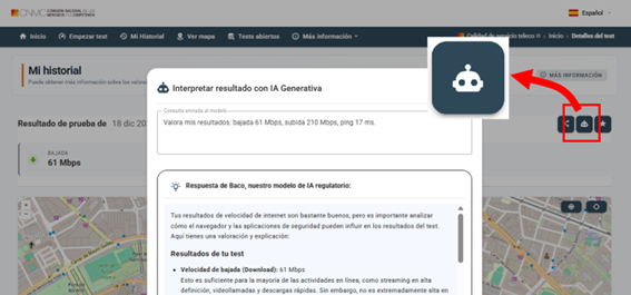 resultado test velocidad