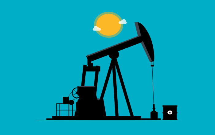 Dibujo de una petrolera.