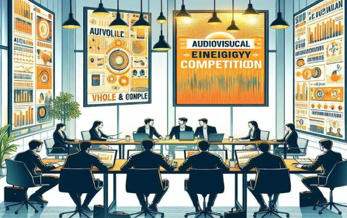 Empleados en una reunión de trabajo.