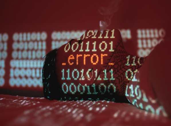 pantalla código error