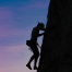 escalador montaña