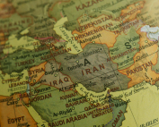 mapa irán