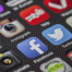 redes sociales en pantalla
