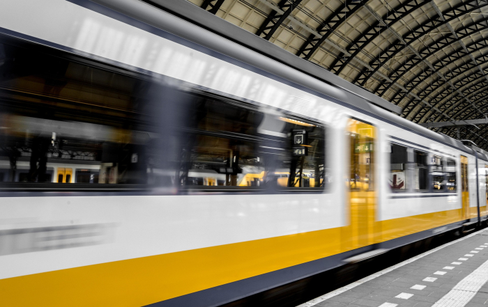 Tren en marcha
